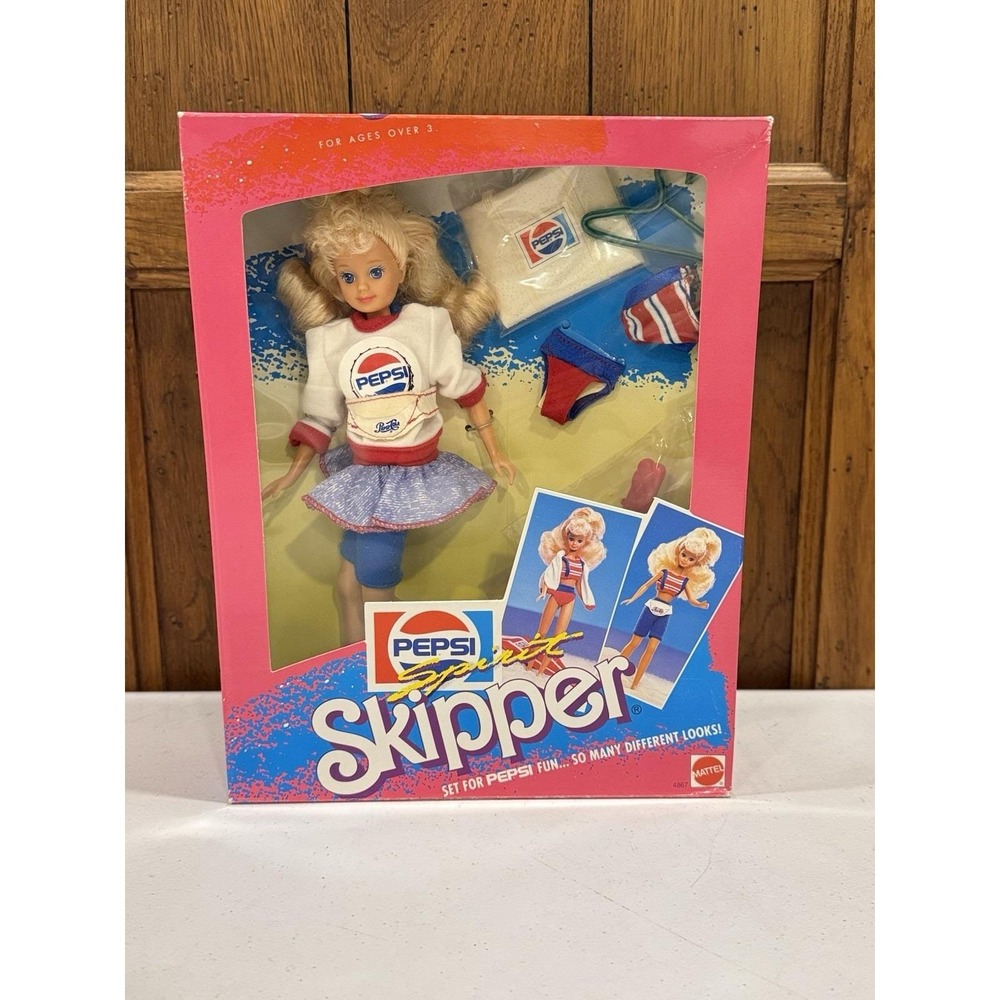 Vintage 1989 Pepsi Spirit Skipper Barbie Doll 4867 *NEW*